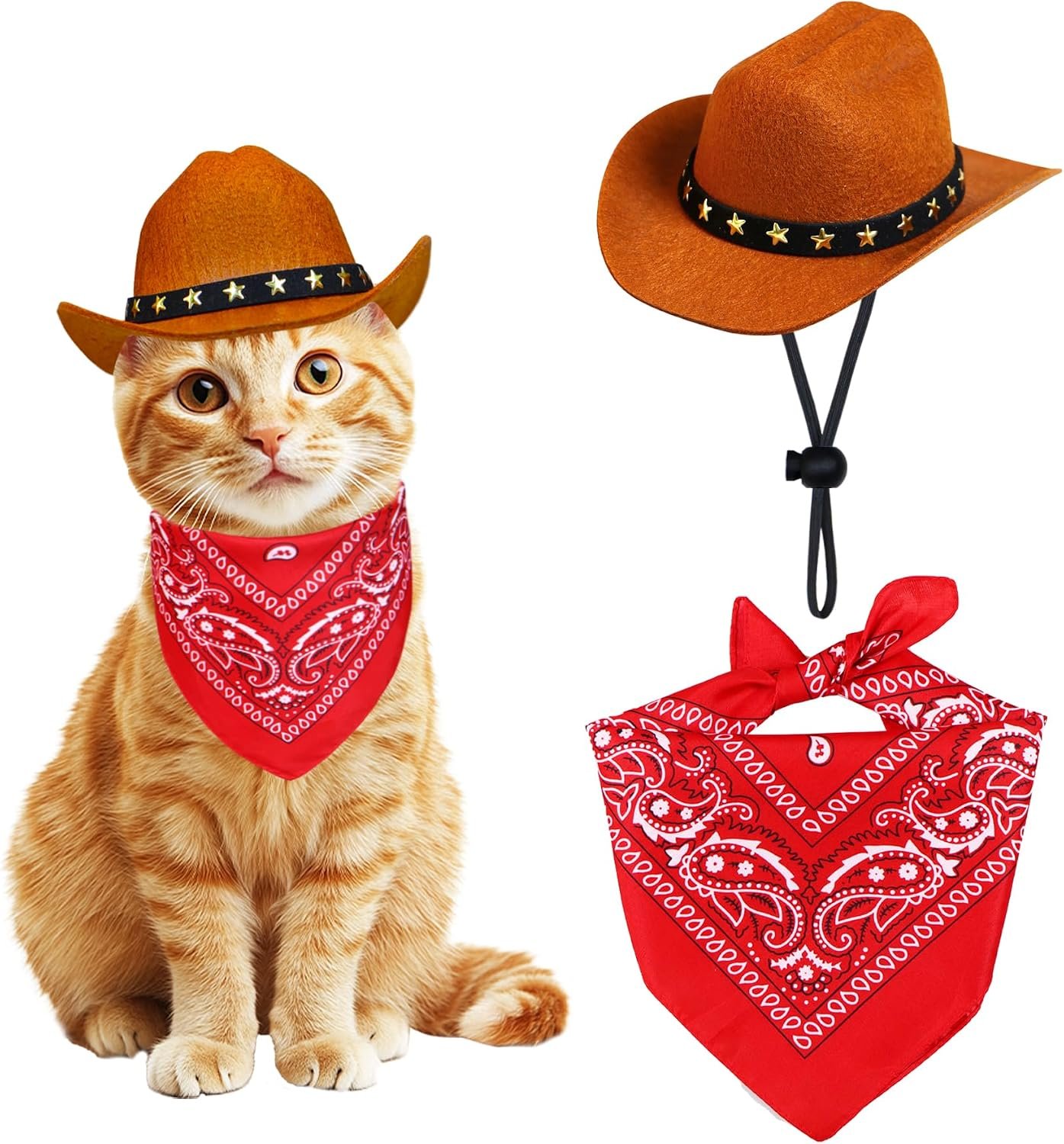 Pet Cowboy Costume, Cat Dog Hallowe...