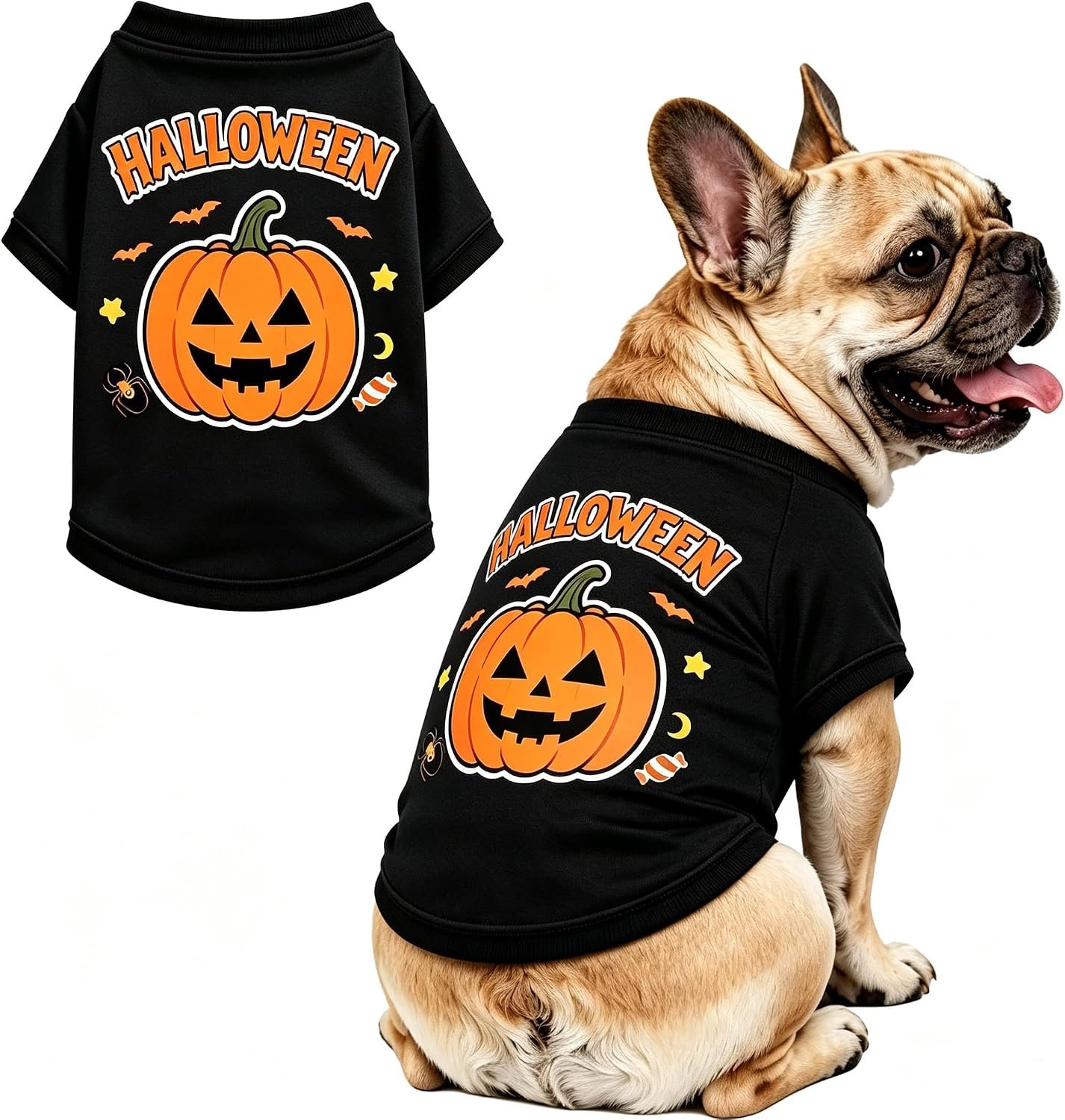 Pet Halloween T-Shirt Dog Costumes,...