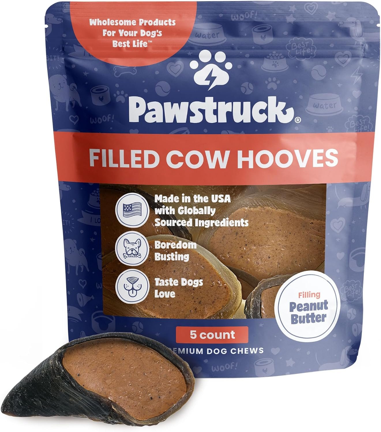 Pawstruck Peanut Butter Filled Cow ...