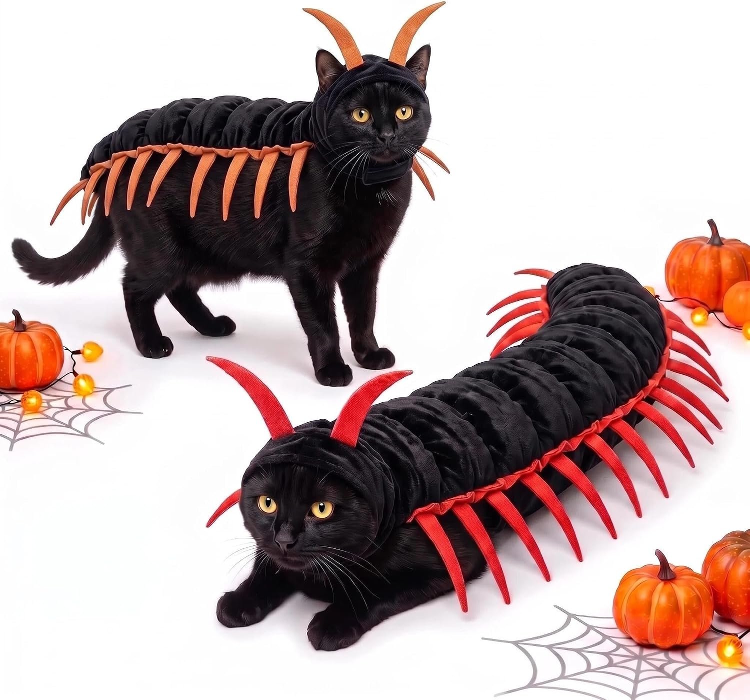 2pc Centipede Cat Halloween Costume...
