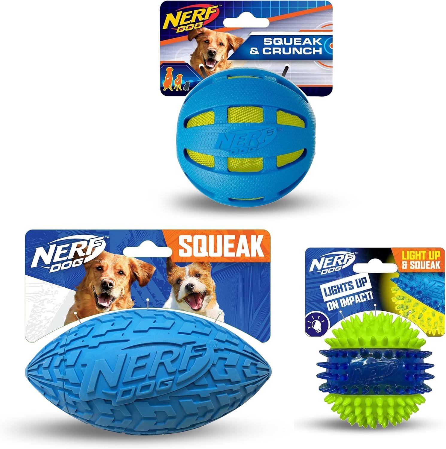 Nerf Dog Toy Gift Set, 3-Piece Set ...