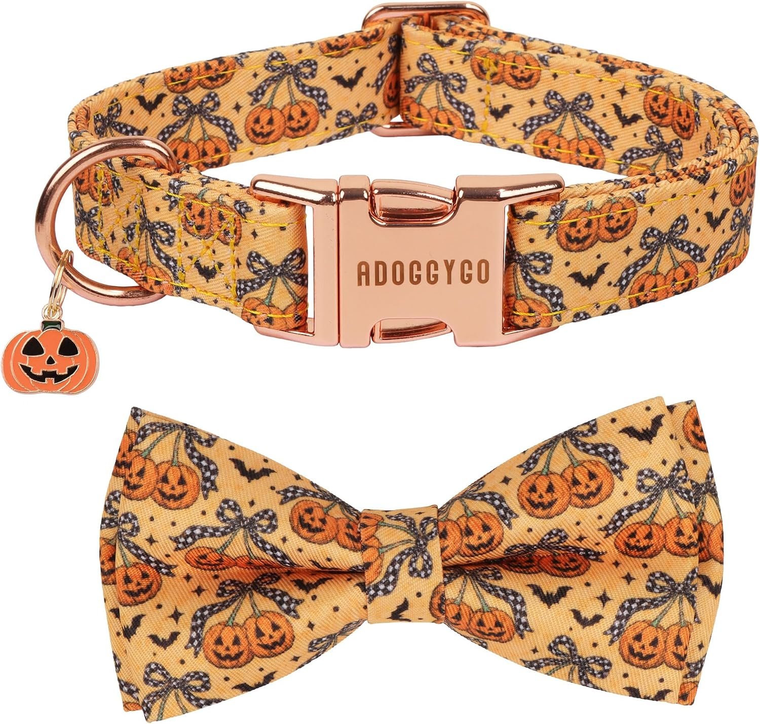 ADOGGYGO Halloween Dog Collar with ...