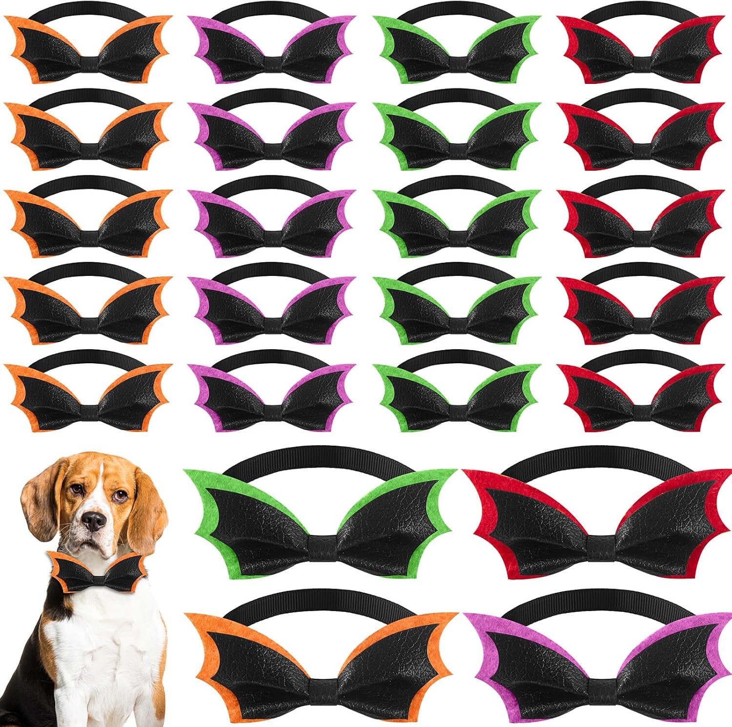 Talltalk 24 Pcs Halloween Dog Colla...