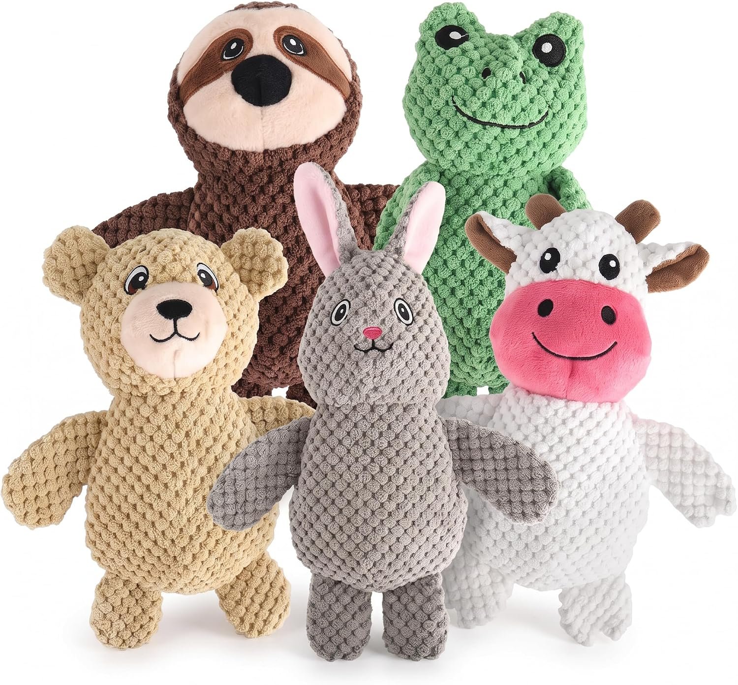 Act boldly 5-Pack Squeaky Dog Toys ...