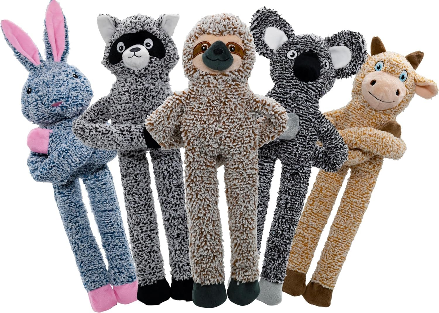 BUYPOW No Stuffing Dog Toys for Lar...