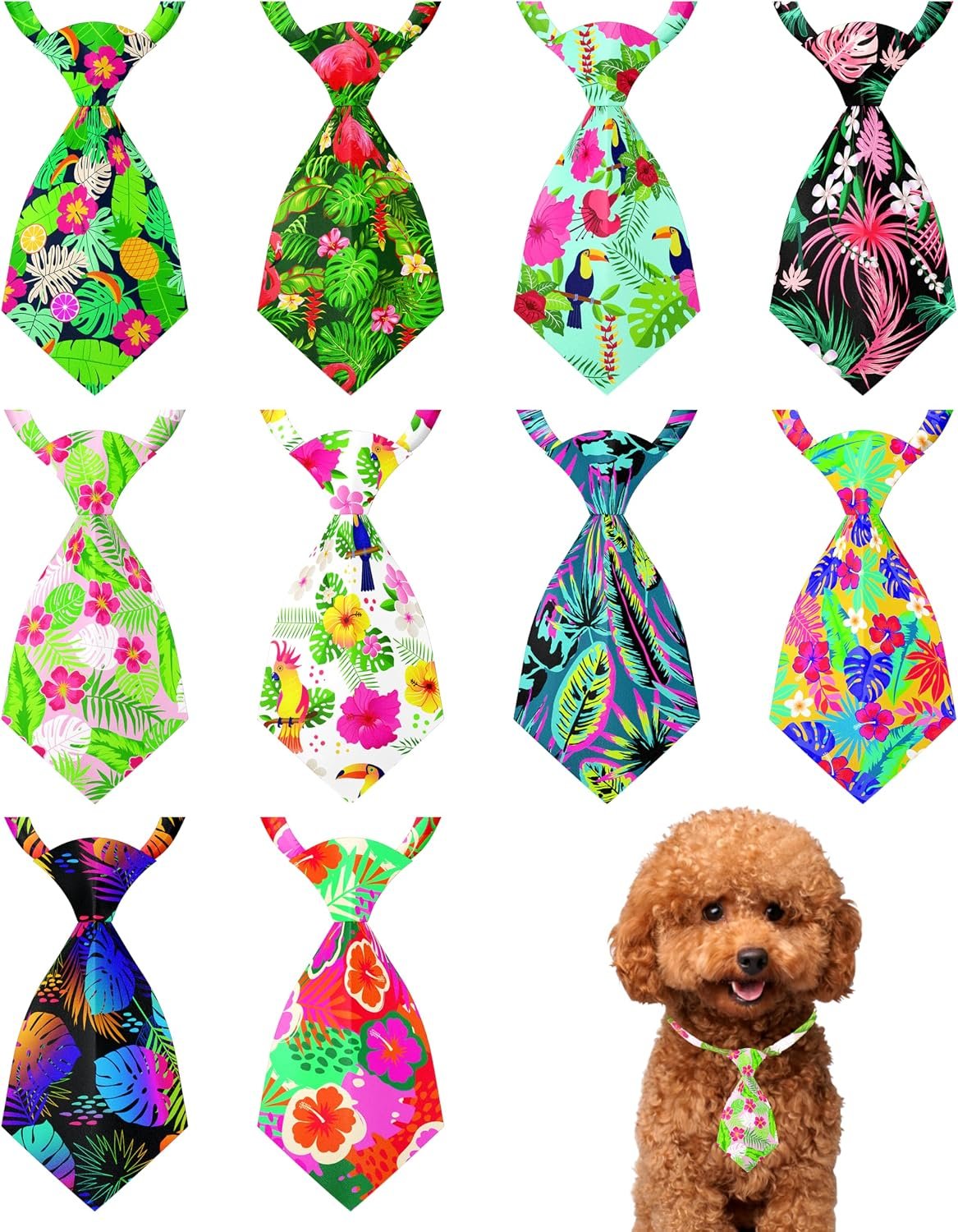 PET Show 10 Pack Hawaiian Dog Ties ...