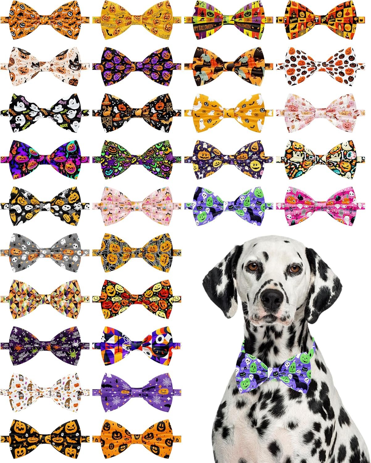 PET SHOW 30 Pack Halloween Dog Bowt...