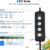 AQQA LED Aquarium Light, 24/7 Mode Clip on Fish Tank Light with Memory Function, DIY Mode Full Spectrum Aquarium Plant Light, Adjustable Timer/Brightness, IP68 Waterproof for 16-24 Inch Fish Tank 18W
