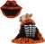 Dog Halloween Costumes, Small Dog Velvet Cloak, with Cute Halloween Pattern Funny Cape for Small Puppy and Kitten Cosplay Party.(White XX-Large)
