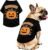 Pet Halloween T-Shirt Dog Costumes, Breathable Clothes Stretchable Shirt for Puupy or Kitten.(Orange X-Large)