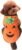 Dog Cat Halloween Pumpkin Costume,Pet Cosplay Costumes,Puppy Warm Outfits