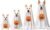 Huhumy 2 Pcs Halloween Dog Costumes with Non Woven Pumpkin Bags White Ghost Costume for Dog Cat Ghost Cosplay Clothes, Cute Party Cape for Halloween Cosplay Party (Giant)