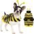 Bee Dog Costume Halloween Dog Costumes for Small Medium Dogs Cats, Bumblebee Pet Outfit with Antenna Hat Funny Pet Costumes Cosplay Clothes Christmas Birthday Party