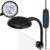 DaToo Mini Clip On Aquarium Light 7W Dimmable Small Fish Tank Light USB Moving Lamp with White Red Blue Green LED for 1 to 3 Gallon Tanks