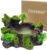 TIHOOD Plastic Reptile Tank Decor – Resin Reptile Platform with Artificial Tree Trunk Design – Food Dish Bowl for Lizards, Geckos, Frogs & More