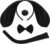 Zoo Animals Costume Accessories Set Animal Ears Headband for Adult with Tail Bow Tie for Halloween Dress Up Party