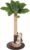 35″ Sisal Rope Cat Scratching Post, Palm Leaf Cat Tree with Hanging Ball & Mouse Toy for Kittens & Adult Indoor Cats
