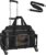 Petskd Top-Expandable Small Pet Carrier with Wheels(18″ L x 11″ W x 11″ H), Delta/American/United Airlines Approved, Rolling Pet Carrier for Small Dogs & Cats (Black)