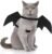 Pet Cat Bat Wings for Halloween Party Decoration, Dog Cosplay Bat Costume,Puppy and Cat Dress Up Accessories (Black, Small)