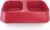 Lightweight BPA-Free Pet Feeder Bowl – Double Dish (16oz Each Side) for Dog & Cat Food & Water | Durable Plastic, Easy Clean, Made in USA (Red, Medium)
