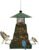Metal Hanging Bird Feeder with 360° Mesh and 4 Perches | 4lb Seed Capacity, Easy Refill Roof, Weather Resistant, Small Bird Friendly, Ventilated Design, Durable Metal Build
