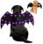 LED Bat Wings for Pets – Halloween Costume with 20 Lights, 4 Modes, Adjustable Fit for Cats & Dogs, Safe Soft Material for Party Trick or Treat （XL Size）