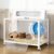 Large Hamster Cage, Hamster Habitat 360° Viewing Guinea Pig Cages Hamster Tank with 2 Door and Wheels Small Animal Habitat for Syrian Dwarf Gerbils Rats Guinea Pigs