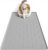 Pieviev Silicone Cat Litter Trapping Mat, 34”x22” Large Cat Litter Mat, Easy to Clean & Soft on Kitty Paws, Waterproof Kitty Litter Pads for Indoor Cats, Light Grey