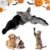 Flying Bat Toy for Dogs & Cats Flapping Wings Interactive Pet Toy (Bat)