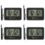 4PCS Mini Digital Hygrometer and Thermometer Reptile Thermometer with Extend Probe (Only Temperature) Indoor Temp and Humidity Meter with Magnet