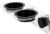 WACOOL Magnetic Reptile Ledge, Acrylic Gecko Feeding Ledge with 6PCS Cups, Reptile Food Water Feeder Dish for Geckos Iguana Chameleon Pets (White)