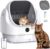 Open-Top Automatic Litter Box, Odor Control, Ready to Use, Self Cleaning Litter Box, Large Capacity with APP Control and Safety Sensor, Ellenpent, with Trash Bags/Waterproof Mat/Litter Mat