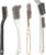 Bird Cage Cleaning Brush Kit, Bird Poop Remover Cleaning Tools Accessories for Small,Medium,Large,Tall, 4-Piece Multi Function Bird Perch Set, Includes Perch Brush, Mesh Brush and 3-in-1 Wire Brush