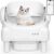 Automatic Cat Litter Box,Self Cleaning Litter Box for Multiple Cats with Open Top Design, App Control, Safety Protection, Ultra-Quiet,Easy Setup,White