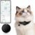 GPS Tracker for Cats, Cat Collar with Tracker for Android Users – No Monthly Fee, Google Find Hub Cat GPS Tracker Collar, IP67 Waterproof, Replaceable Battery Lasts 1 Year (Not Standalone GPS) (Black)