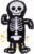 Mihachi Halloween No Stuffing Crinkle Dog Toys,2-in-1 Holds Water Bottles-Cruncher with Puncture Resistant Squeaker, Dog Squeak Toys Plush Dogs Chew Toy for Puppy Small Medium Breed Chewer, Skeleton