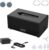 Carefree Fish 6W USB Lithium Battery Air Pump Auto Start During Power Outage Dual Air Outlets Work for 15~96 Hours with 2 Air Stones and 15Ft Silicone Tubing