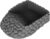 Reptile Water Dish Large Bearded Dragon Food Bowl, Rock Corner Water Dish for Reptiles Snake Water Bowl Feeding for Leopard Gecko Tortoise Lizard Tank Accessories, Terrarium Reptile Pool with Ramp