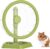 Hamster Wheel, Quiet Spinner Hamster Running Exercise Wheel with Adjustable Stand for Small Animals Syrian Dwarf Gerbils Mice (Green, Large(9.4 inch))