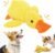 Squeaky Plush Duck Dog Toy for Aggressive Chewer with Built-in Sound，Yellow