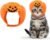 ALIBBON Cat & Dog Halloween Costume – Pumpkin Headdress & Cap for Puppy & Kitty Cosplay