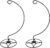 Ashman Shepherd Hook Stand, Bird Cage Stand, Outdoor and Indoor Flower Basket, Patio Plant and Bird Feed Station Stand(2 Pack)