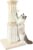 Cat Scratching Post for Indoor Cats, 32Inch Sisal Cat Scratcher, Beige | Wide Stable Base, Full-Body Stretching Cat Scratch Post, Heavy Duty Post for Cat Adults to Protect Furniture, Easy Assembly