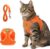 Cat Harness and Leash, 2026 New Cat Harness Escape Proof for Small Medium Large Cats, Breathable Adjustable Vest Harnesses with Reflective Strip for Walking Travel Camping (Orange, S)