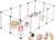 VISCOO 12 Panels Transparent Small Animals Playpen,48″ x 24″ x 16″ Portable Pet Playpen,Plastic Enclosure,Puppy Play Pen for Indoors Outdoor Pet Fence for Guinea Pigs,Bunny,Ferrets,Hamsters,Hedgehogs