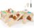 Unicorn Catcher 2 Pack Wooden Guinea Pig Hideout House with Stairs & Mats | Wooden Bunny Castle Hideout With Stairs And Soft Mats Perfect For Ferrets Chinchillas And Small Animals In Cages