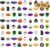 72 PCS Halloween Mochi Squishy Toys Squishies Halloween Toys for Kids Girls Boys Halloween Party Favors Halloween Treat Bags Gifts