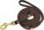 Leather Dog Leash 6 ft x 1/2 inch Heavy Duty Genuine Leather Dog Training Leash Soft and Strong Leather Leash for Small and Medium Dogs Brown