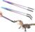 2PCS Stainless Steel Reptile Feeding Tongs with Rubber Tip, 10.6″ Straight & Curved Long Tweezers, Perfect for Aquariums & Crafts – Ideal Bearded Dragon & Snake Tank Accessories, Terrarium Supplies