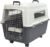 SportPet Airline Compliant LARGE 31.5″ Travel Dog Kennel-Durable Plastic Airline Pet Carrier w/ Removable Wheels & Food Bowls, Collapsible Indoor/Outdoor Dog Kennel, Dogs up to 28″L & 20″H-Cream/Gray